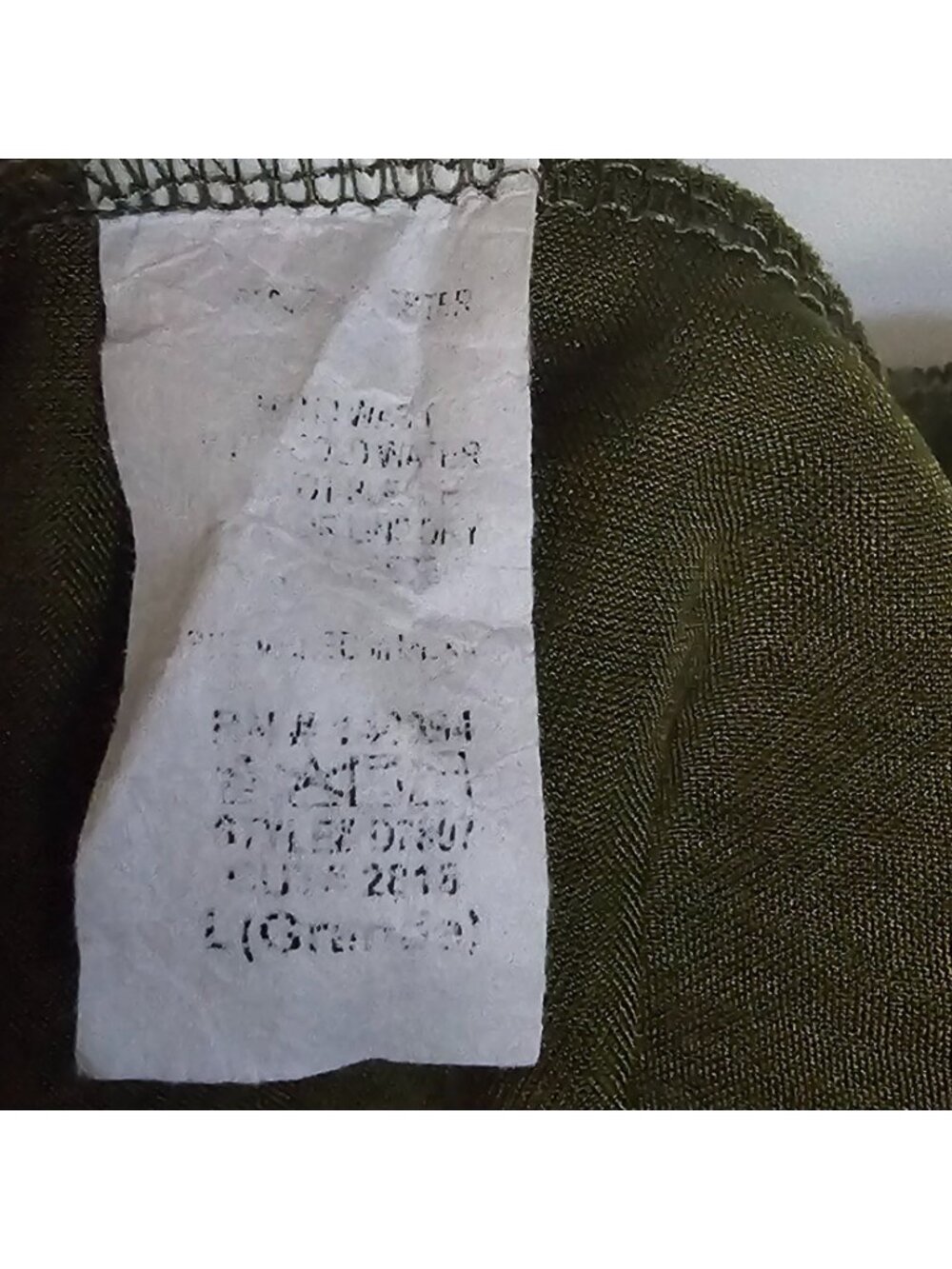 Sincerely Jules Olive Green Draped Neck Spaghetti Strap Slip Dress Size Large - Picture 6 of 11